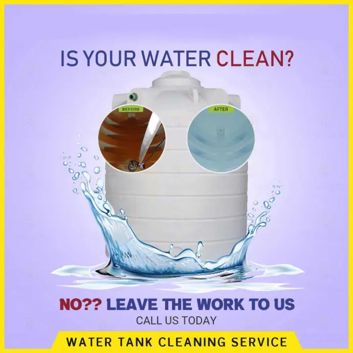 water tank clean service